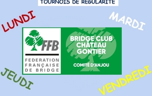 Inscription aux tournois de régularité sur le site de la FFB. 