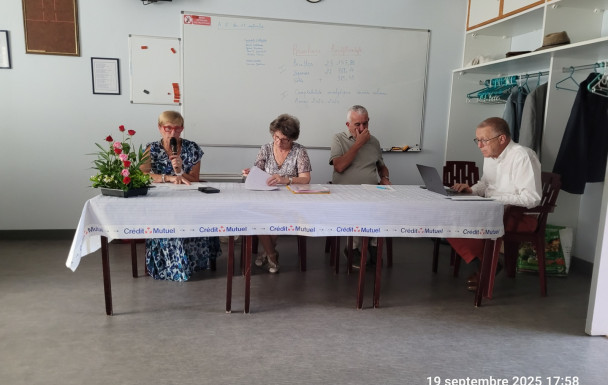 Assemblée Générale Bridge Club Chateau Gontier 19 Septembre 2025